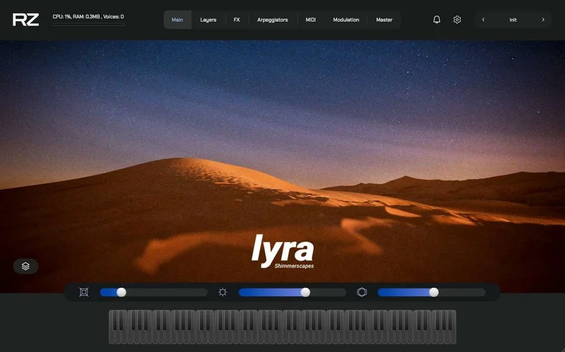 ZAK Sound Lyra interface
