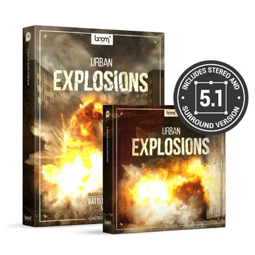 BOOM Library Urban Explosions - Bundle interface