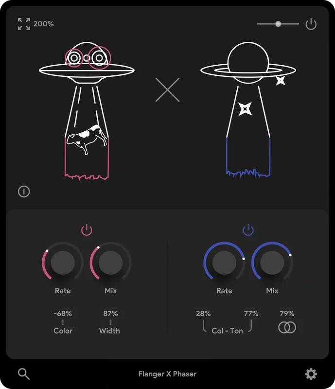 Thenatan Audio FlangerPhaser interface