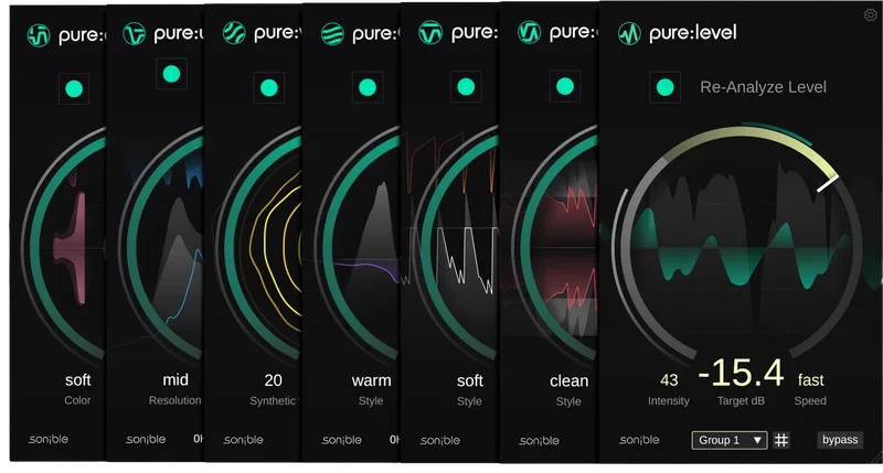 sonible pure:bundle interface