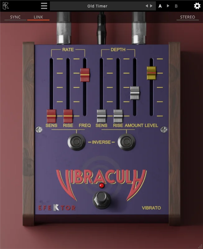 Kuassa Efektor Vibracula Vibrato interface