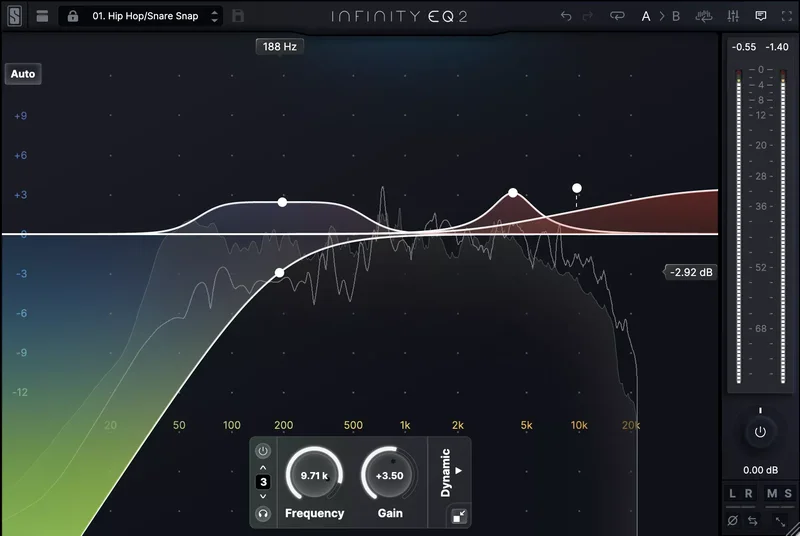 Slate Digital Infinity EQ 2 interface