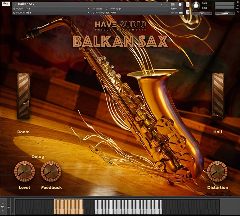 Have Audio Balkan Sax interface