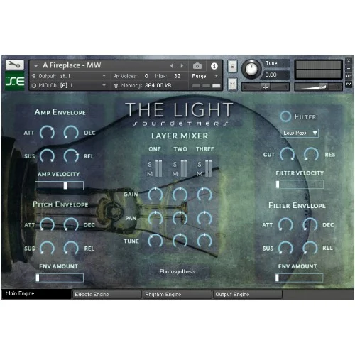 Soundethers The Light interface