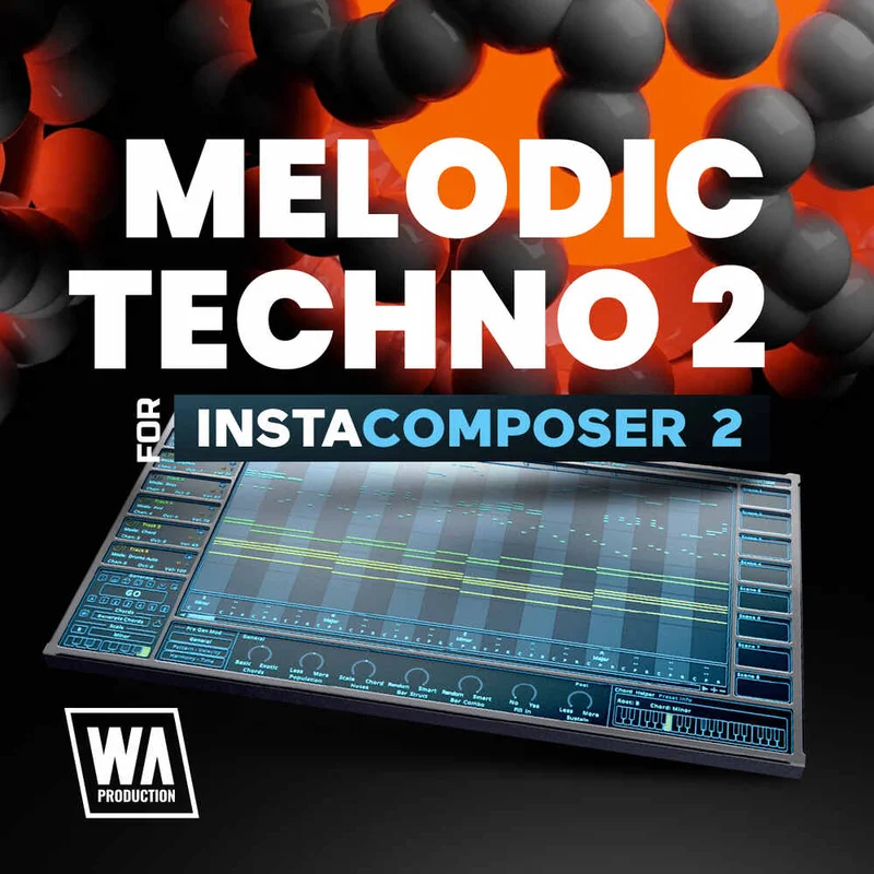W. A. Production Melodic Techno 2 for InstaComposer 2 interface