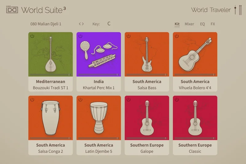UVI World Suite 3 interface