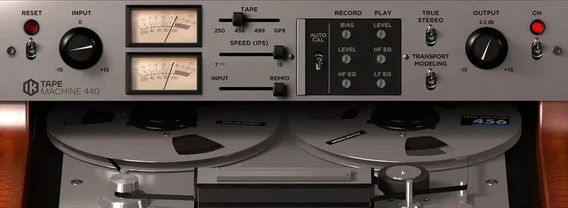 IK Multimedia T-RackS Tape Machine 440 interface