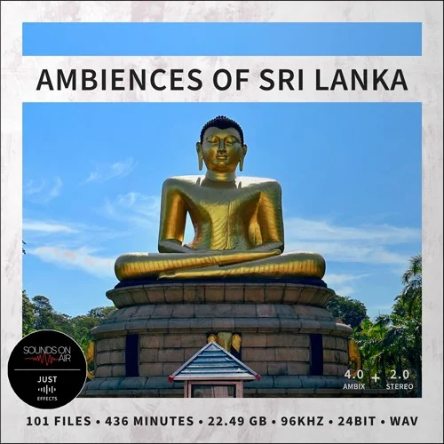 Just Sound Effects Ambiences of Sri Lanka interface