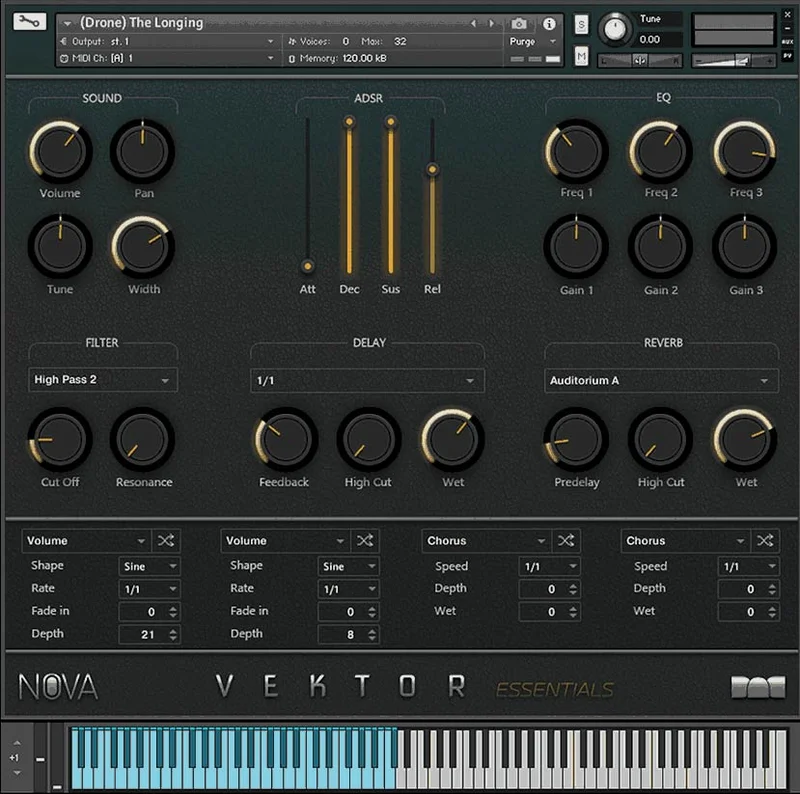 Loot Audio Vektor Essentials Vol.1 interface