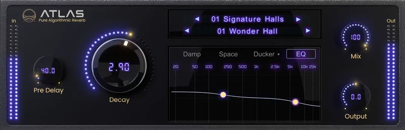 Waves Atlas Reverb interface