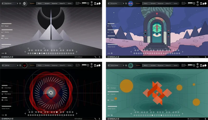 MNTRA The Strange Synths Bundle interface