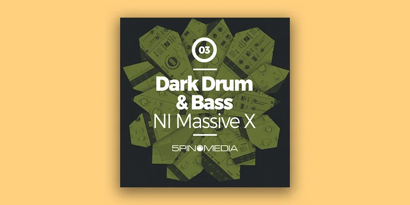 5Pin Media Dark Drum & Bass NI Massive X interface
