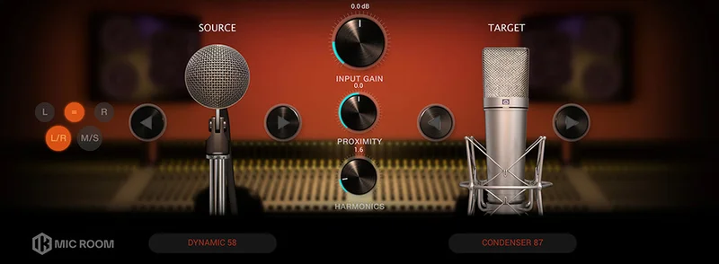 IK Multimedia Mic Room interface
