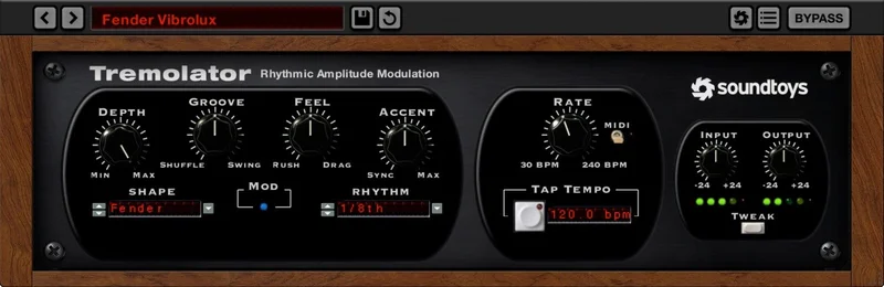 Soundtoys Tremolator interface