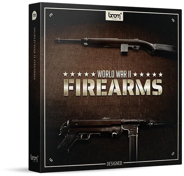 BOOM Library: World War II Firearms - Designed interface