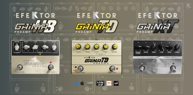Kuassa EFEKTOR Gainia Bundle interface