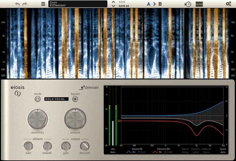 Slate Digital Eiosis e2deesser interface