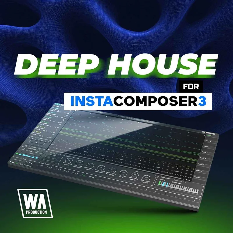 W. A. Production Deep House for InstaComposer 3 interface