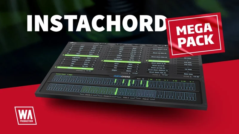 W. A. Production InstaChord Mega Pack interface