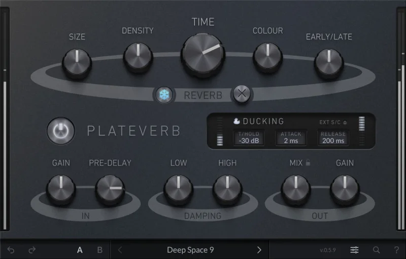 Solid State Logic SSL PlateVerb interface