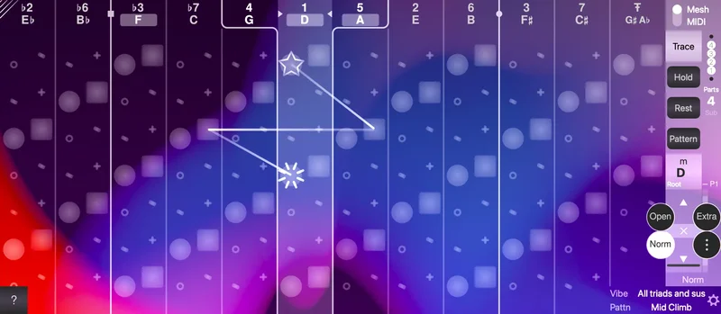 ARTonic Music ChordAXE interface