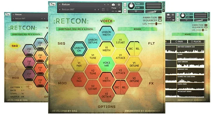 Loot Audio Retcon - Boards Of Canada Synthesis interface