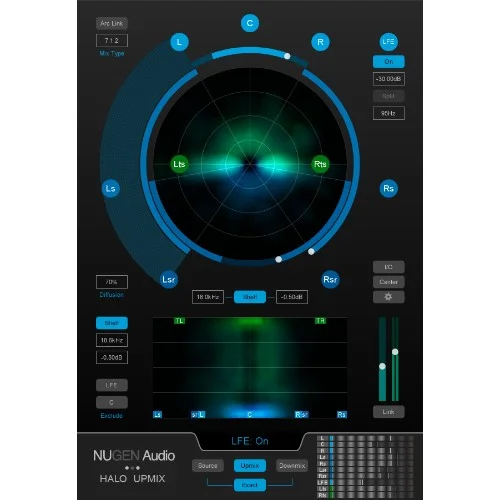 Nugen Audio Halo Upmix w 3D extension interface