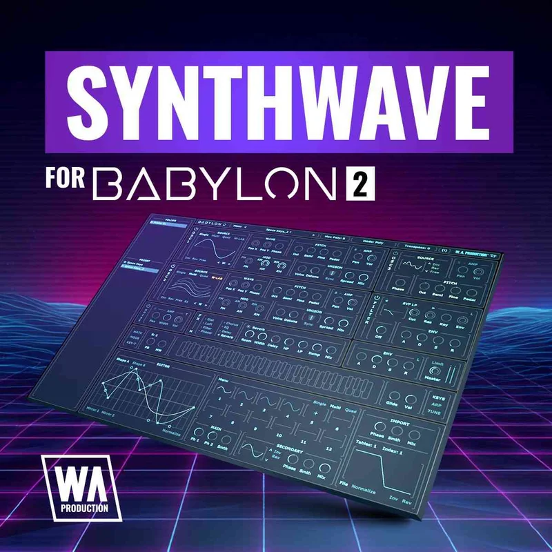 W. A. Production Synthwave for Babylon 2 interface