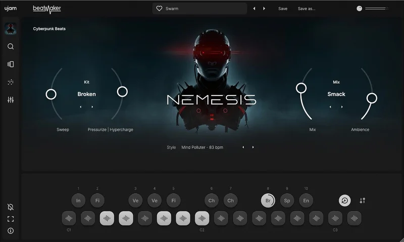 UJAM Nemesis interface