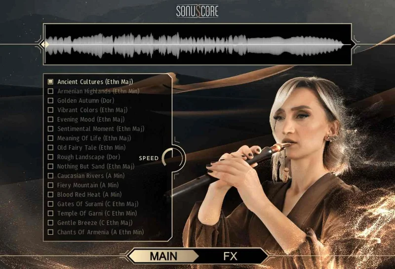 Sonuscore Ancient Duduk Phrases interface