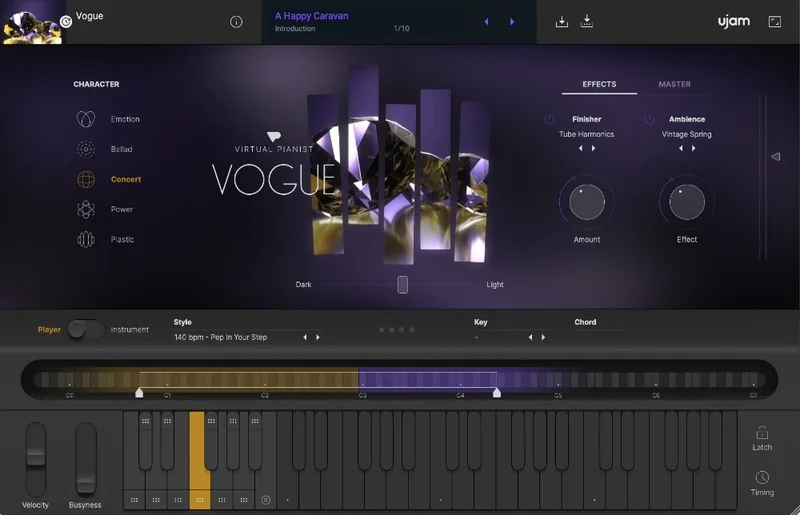 ujam VOGUE Crossgrade from any paid UJAM product interface