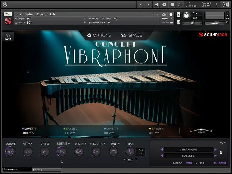 Soundiron Concert Vibraphone interface