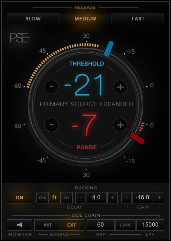 Waves Primary Source Expander interface