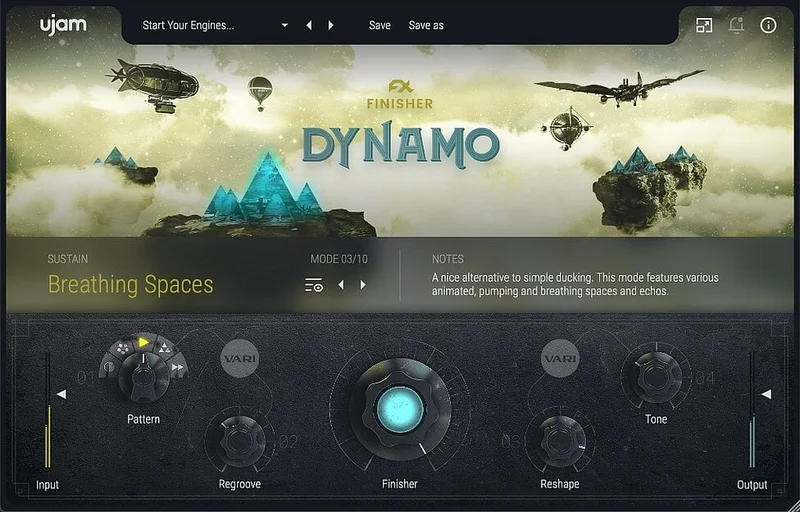 UJAM DYNAMO interface