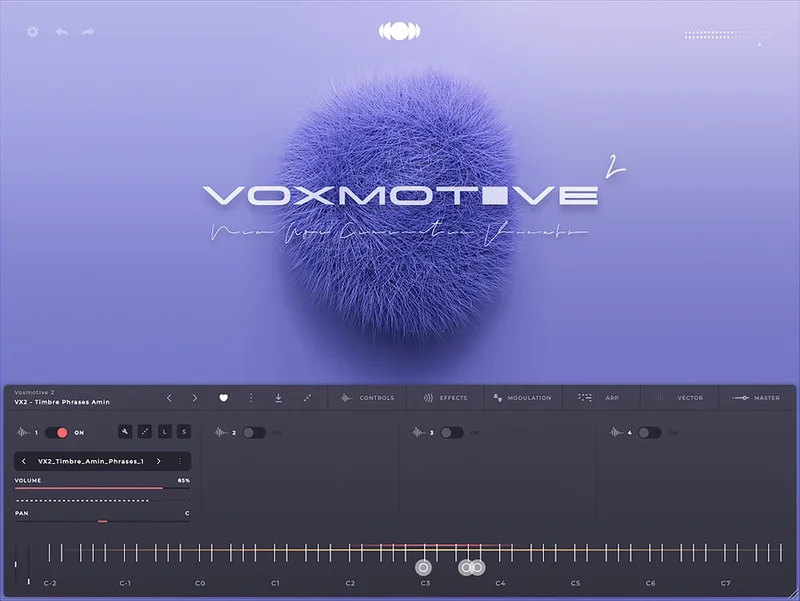 Audiomodern Soundbox Voxmotive interface