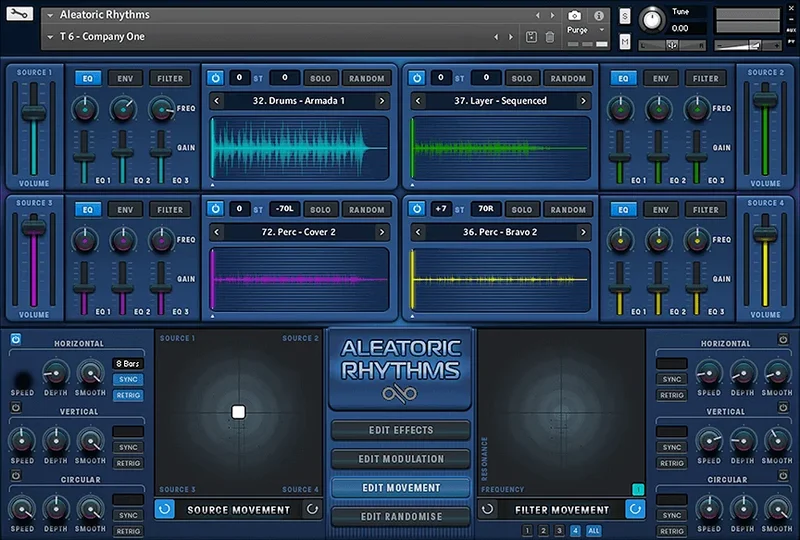 Ergo Kukke Aleatoric Rhythms interface