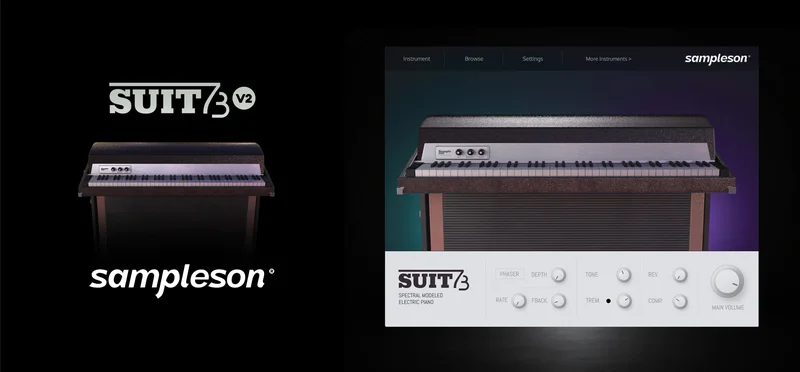 Sampleson Suit73 V2 interface