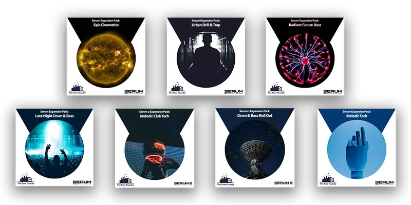 The Tone Foundry The Tone Foundry All Serum Expansions Bundle interface