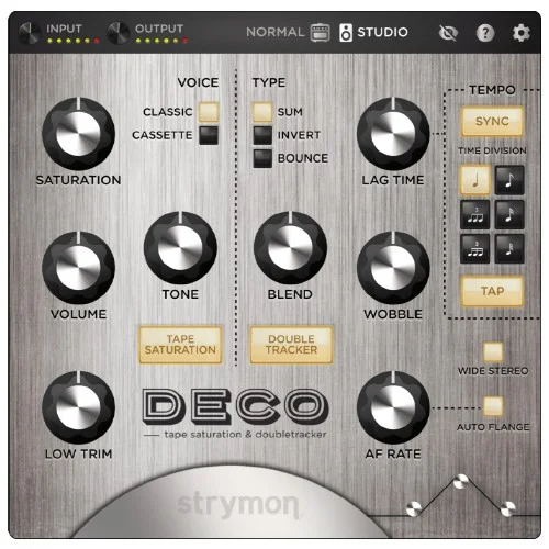 Strymon Deco interface