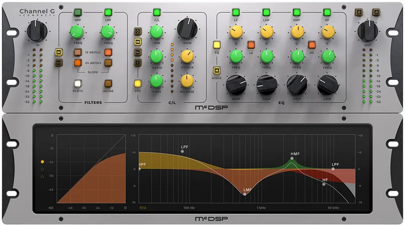 McDSP Channel G Compact Native v7 Upgrade from v6 interface