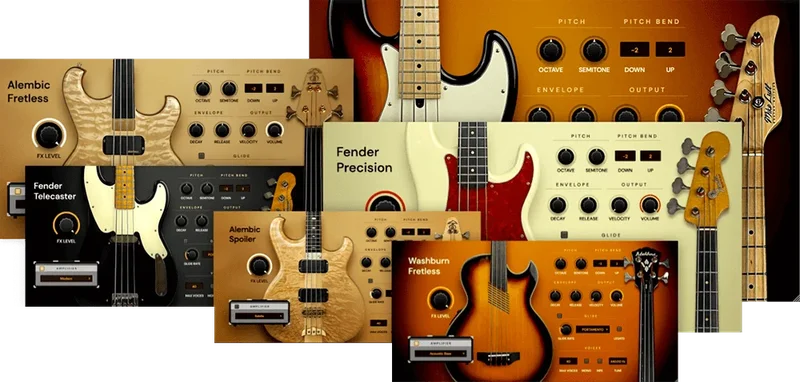 Tracktion Dan Dean Essential Bass Collection interface