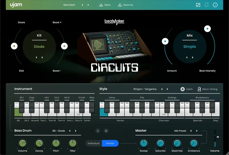 UJAM Crossgrade to CIRCUITS interface