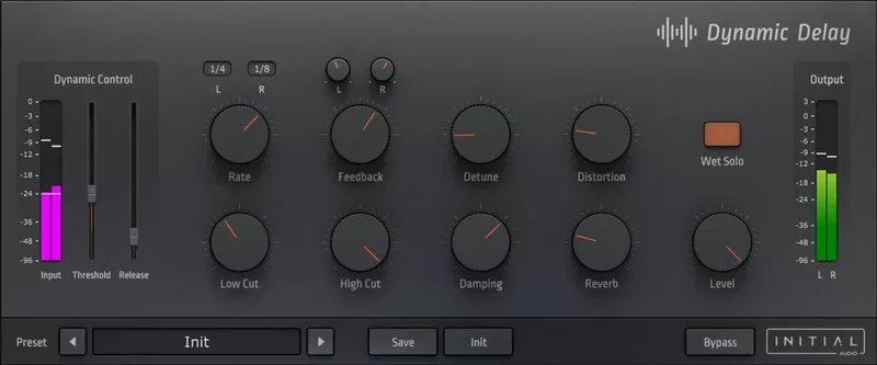 Initial Audio Dynamic Delay interface