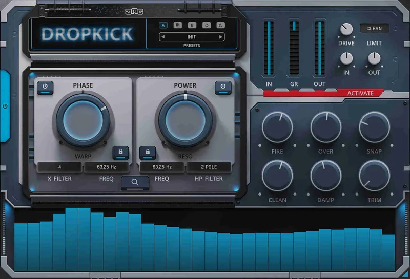 United Plugins Dropkick interface