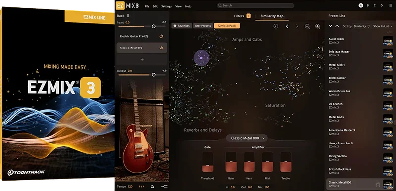 Toontrack EZMix 3 - Upgrade from EZmix 2 interface