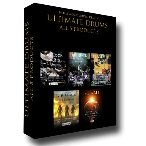 Hollywood Audio Design Ultimate Drums Bundle interface