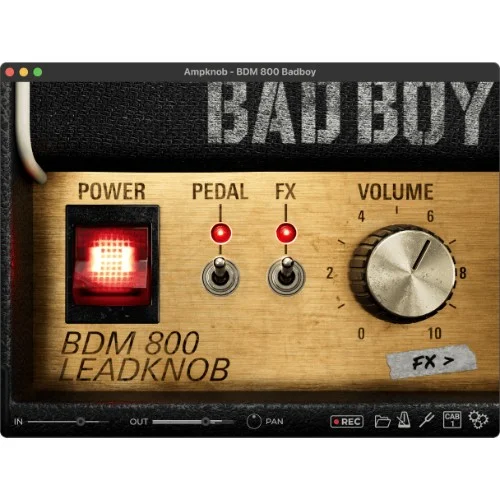Bogren Digital Ampknob BDM 800 interface