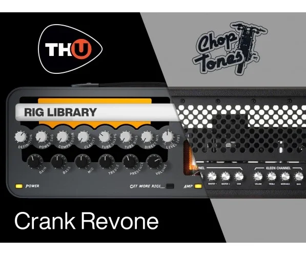 Overloud Crank Revone - TH-U Rig Library interface
