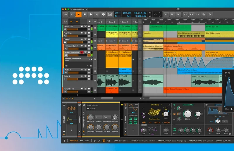 Bitwig Studio Essentials 12-Month Upgrade Plan interface