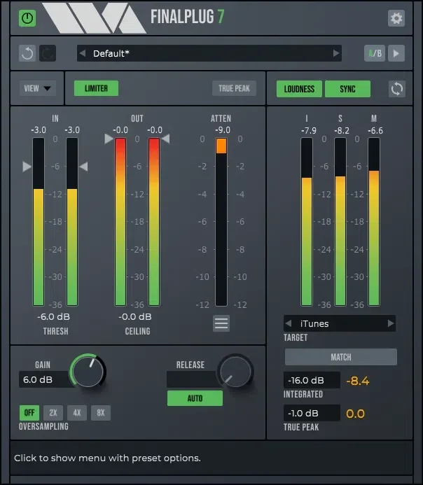 Wave Arts FinalPlug interface